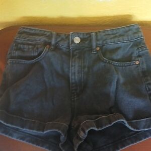 PacSun Dark Wash High-Rise Denim Shorts